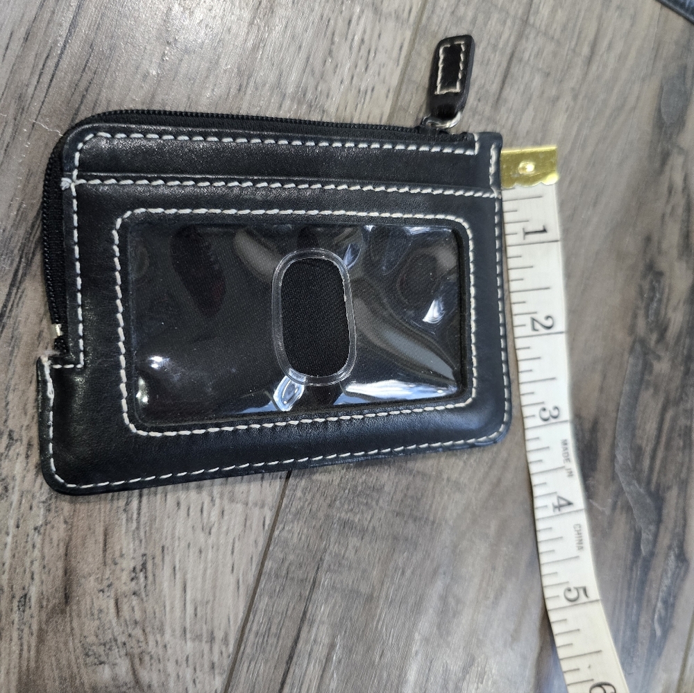 Fossil Leather Id Coin Wallet - Picture 4 of 5